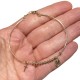 18K gold bracelet with rosary beads