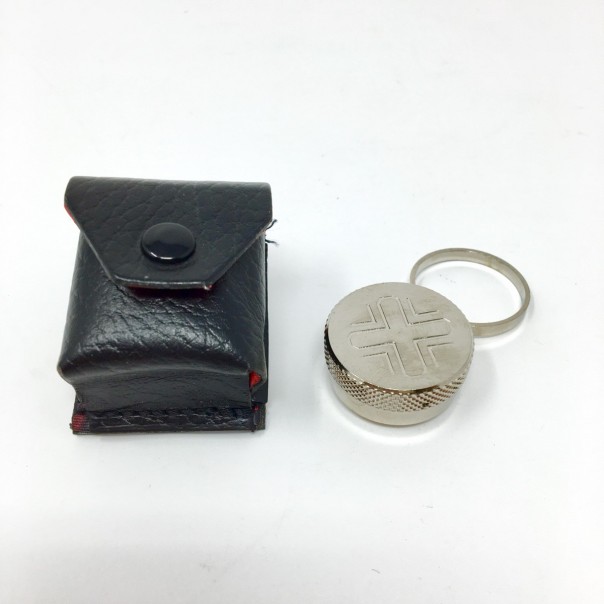 Finger holy oil jar with case