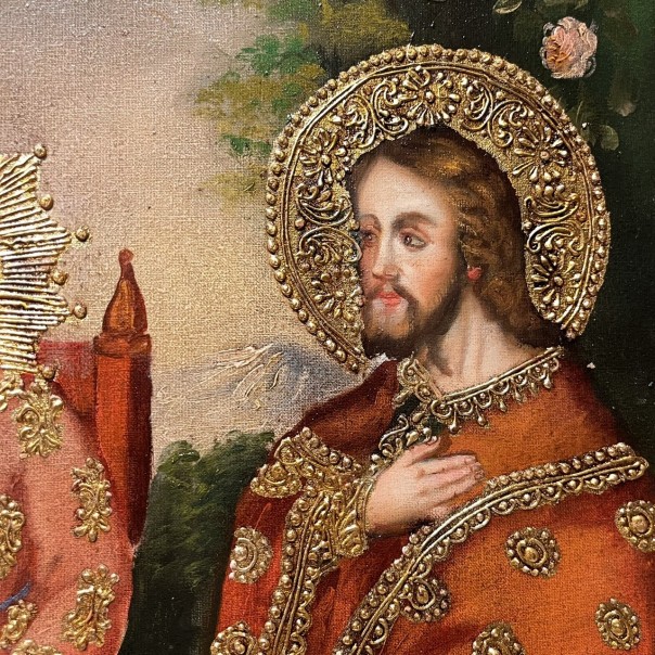 Sacra Famiglia a Tavola, Barocco andino