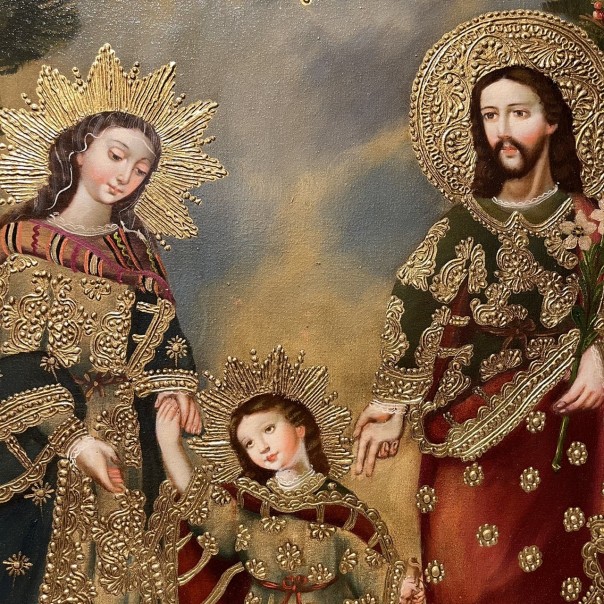 Sacra Famiglia, Barocco andino