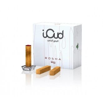 Incenso profumato iOud 4 stick rosha, Incenso e carboncini