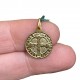 Saint Benedict Medal 18 carat gold, Medals and pendants in