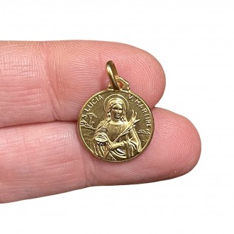 Saint Lucia Medal 18 carat gold, Medals and pendants in