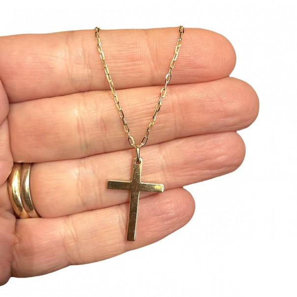 Catenina in oro 18 kt maglia forzata, Catenine in argento oro