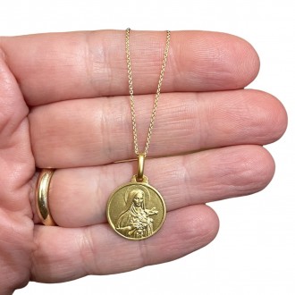 Chain in 18K gold rolò link 2