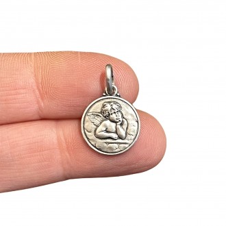 Medaglia Angelo custode argento 2