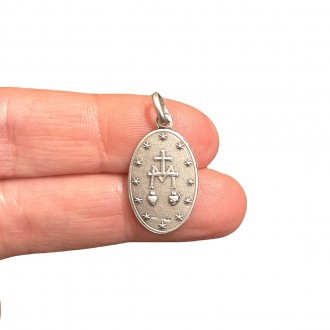 Miraculous Medal in gold | Large size 2