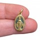 Golden Miraculous Medal minting fired enamel, Medals and