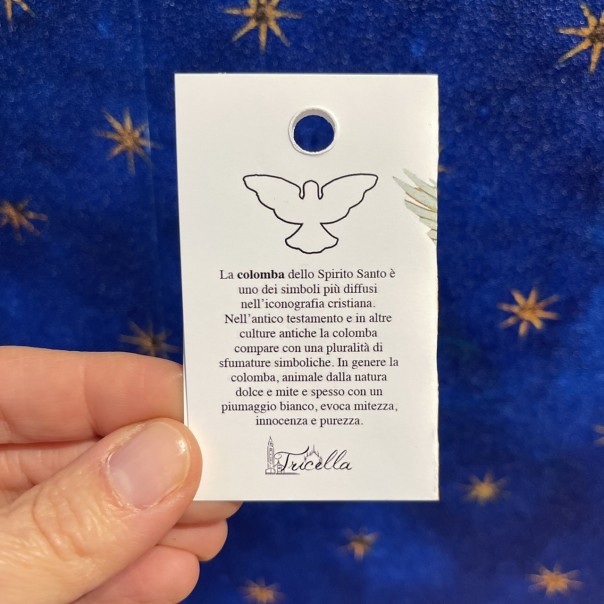 Ciondolo simboli cristiani - Spirito Santo -