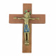 Crocefisso romanico in Bronzo e legno