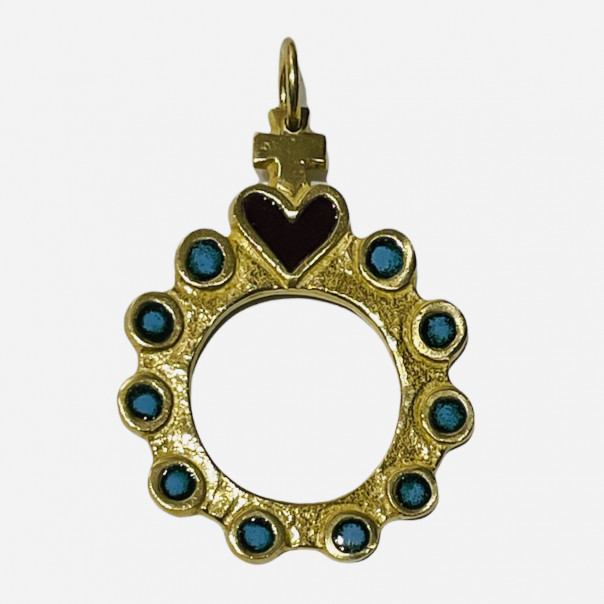 Ten rosary heart