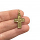 Fire enamel bronze medieval cross