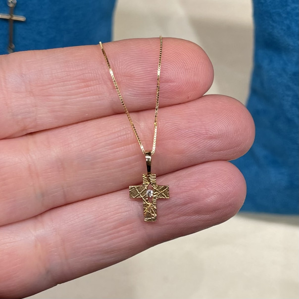 Collana La Crepa e la Luce oro 18 carati