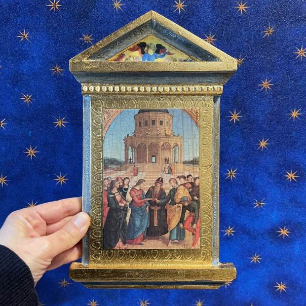 copy of Altarino gold leaf Lady of the sea