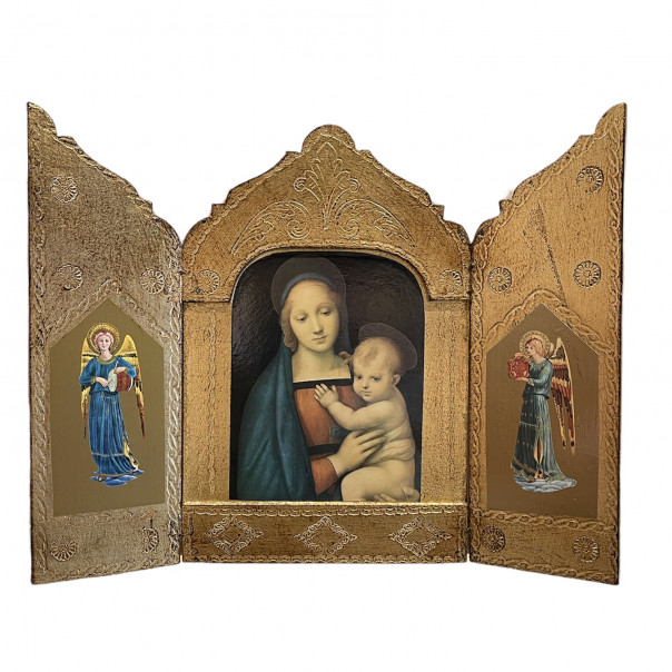 Virgin of Raffaello Triptych big size