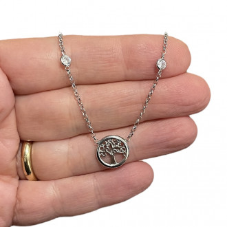 Collana Albero della vita Klimt argento