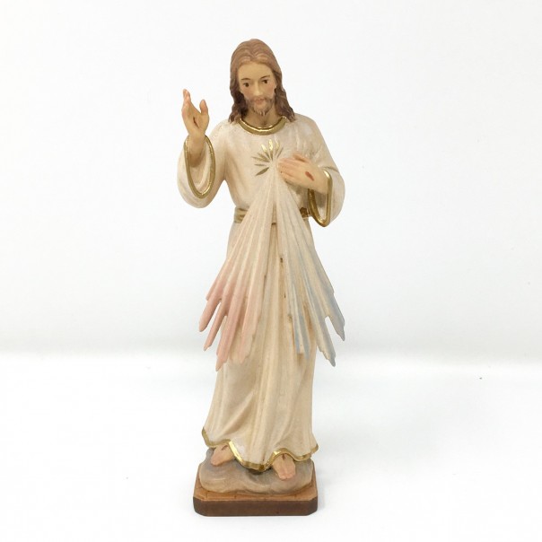 Statua Gesù Misericordioso stata in legno