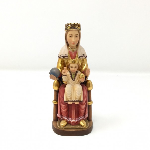 Romanesque statue of Madonna enthroned