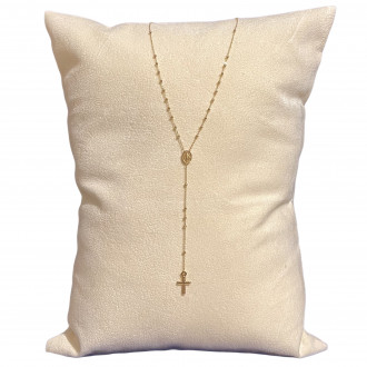 Rosario da collo micro oro 18 Kt 2