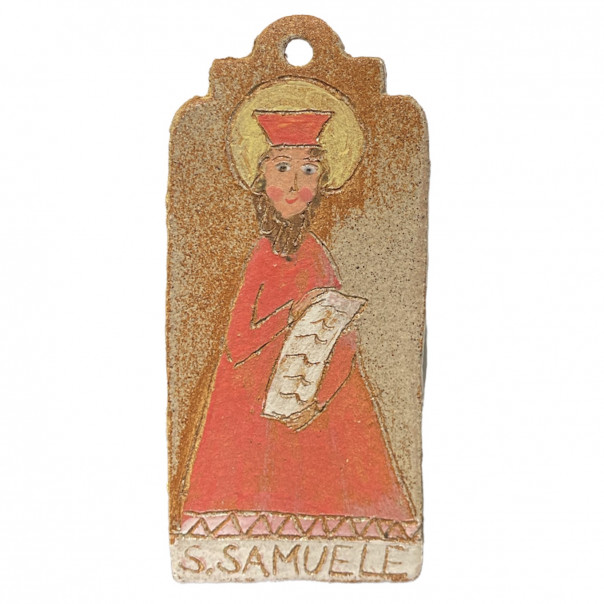 San Samuele, stoneware to hang