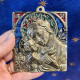 Madonna of tenderness in enamelled bronze