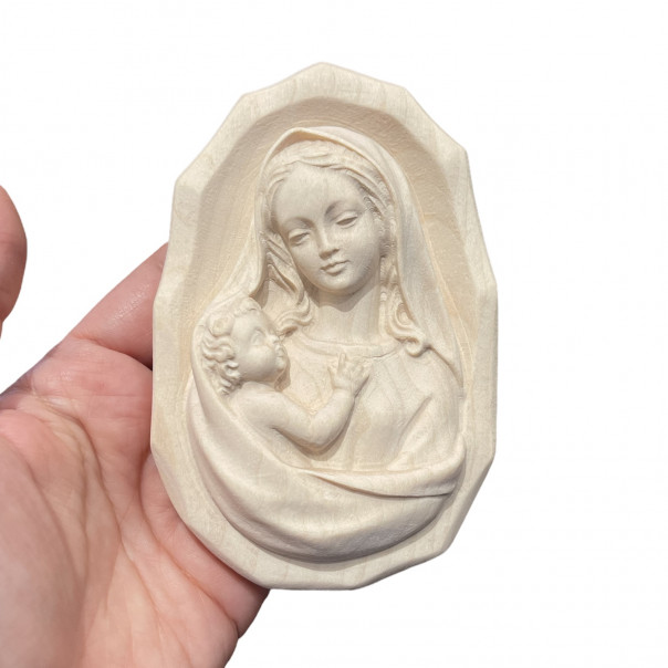 Madonna with Child relief frame