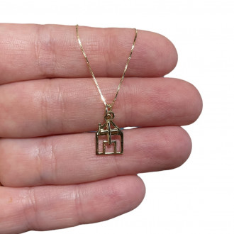 Collana "La casa vivente" oro 18 carati 2