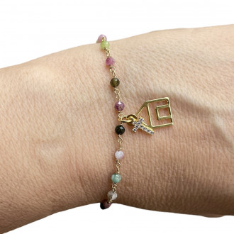 Bracelet "The living house" tourmalines