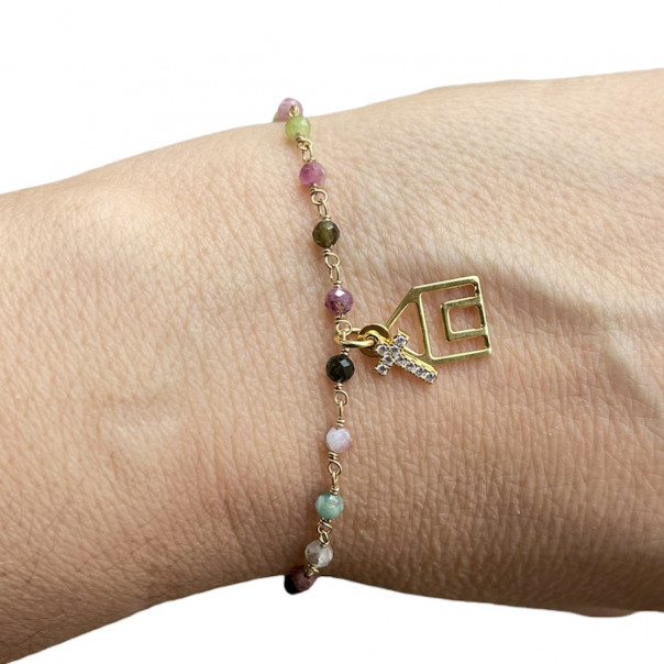 Bracelet "The living house" tourmalines