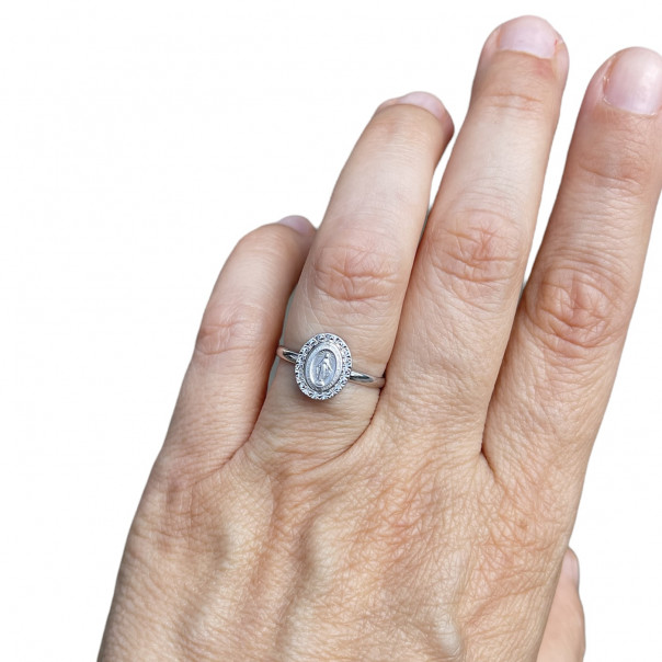 Minted Miraculous Medal Ring