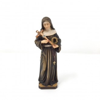 Saint Rita wooden statue 13 cm