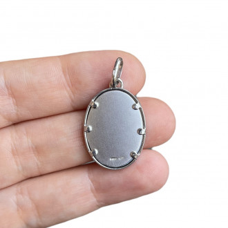 Medaglia Madonna del Buon consiglio miniata a mano 2