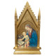 Madonna del libro tabernacolo in legno