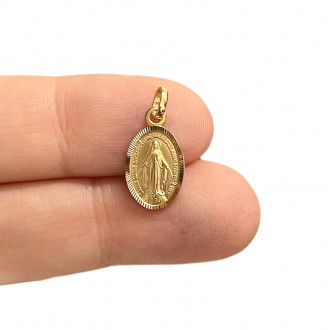 Miraculous medal in original 18K gold 2