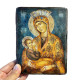 Hand painted icon Madonna of the milk
