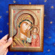 Icona dipinta Madonna di Kazan