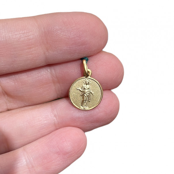 18 karat gold Madonnina medal of the Milan Cathedral