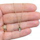 Collana Angelo micro argento 925 dorato
