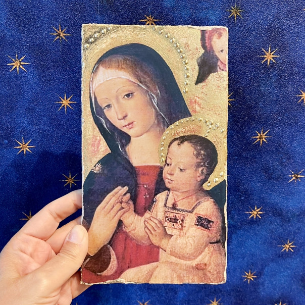 Fresco Madonna with Child Pinturicchio