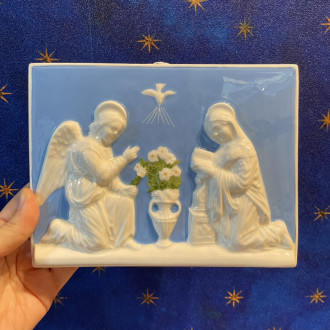 Annunciazione in ceramica da appendere 2