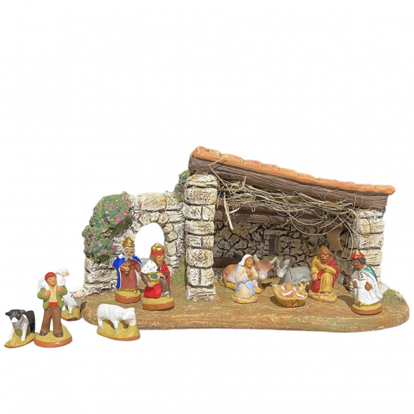 Santons nativity scene 4 cm complete