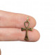 Key of life cross in gold