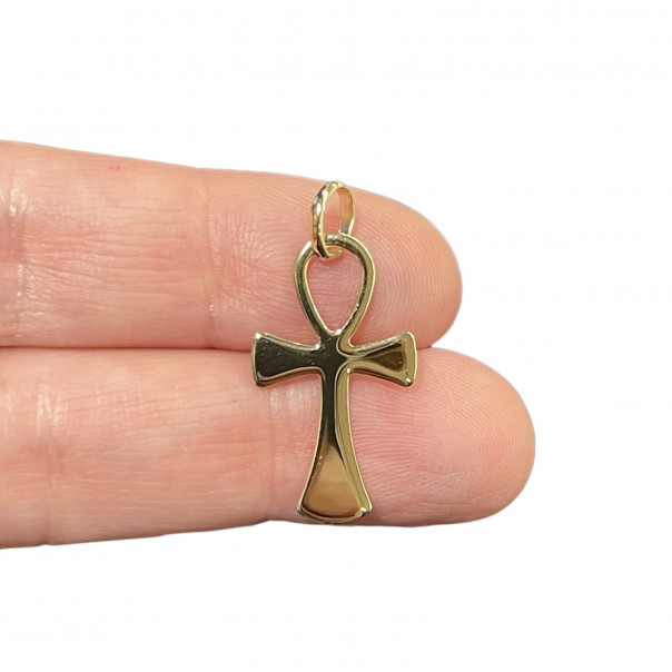Croce chiave della vita in oro