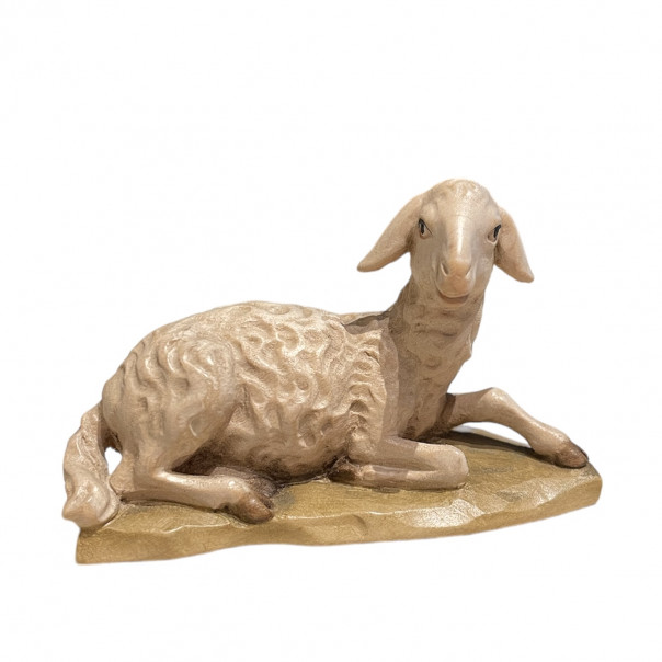 Lying sheep ANRI Bernardi 20 cm