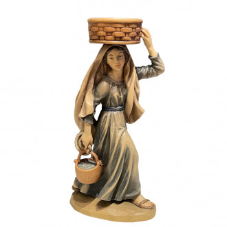 Shepherdess with ANRI Bernardi basket 20 cm