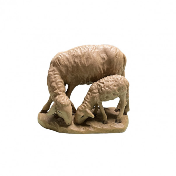 Pecora con agnello ANRI Bernardi cm 20