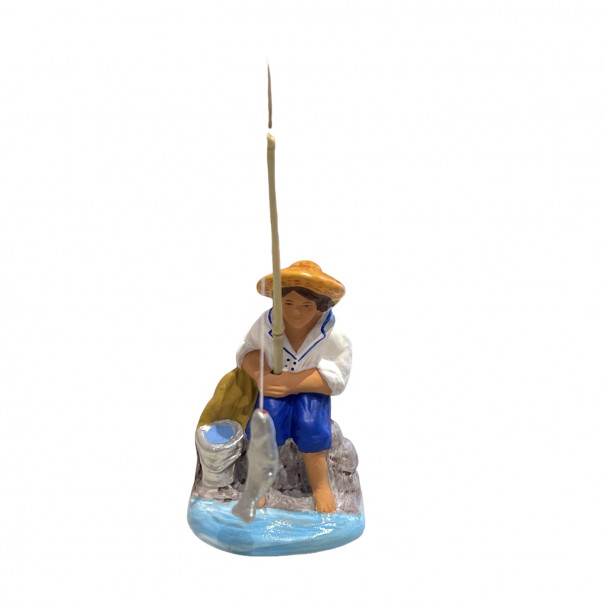 Santons seated fisherman 6 cm