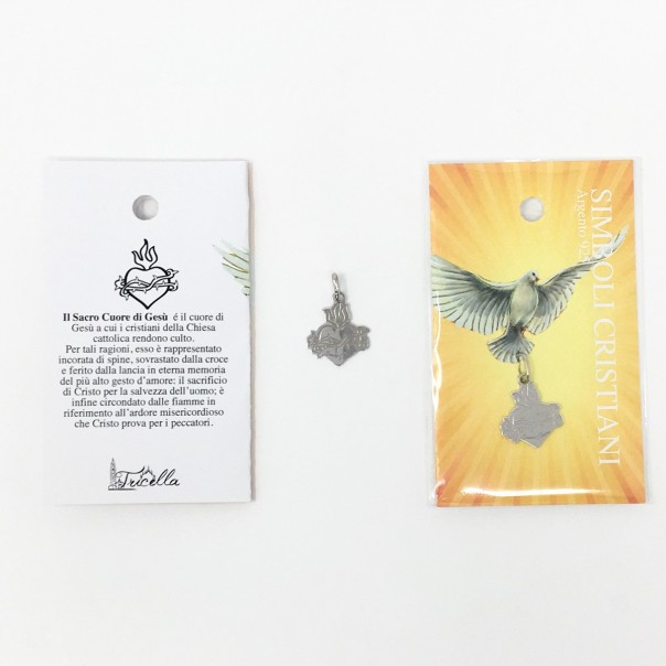 Pendant Christian symbols - Sacred heart -