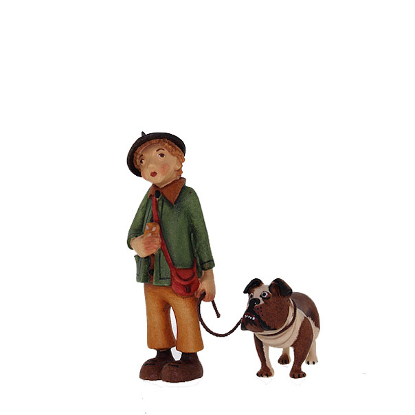 Boy with bulldog -kastlunger-