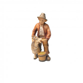 Boy with goat -kostner-